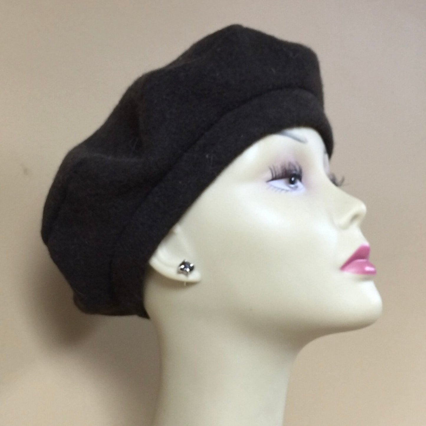 Garnet Earrings - Uncut Garnet Gemstone Earrings - Red Rustic Gemstone