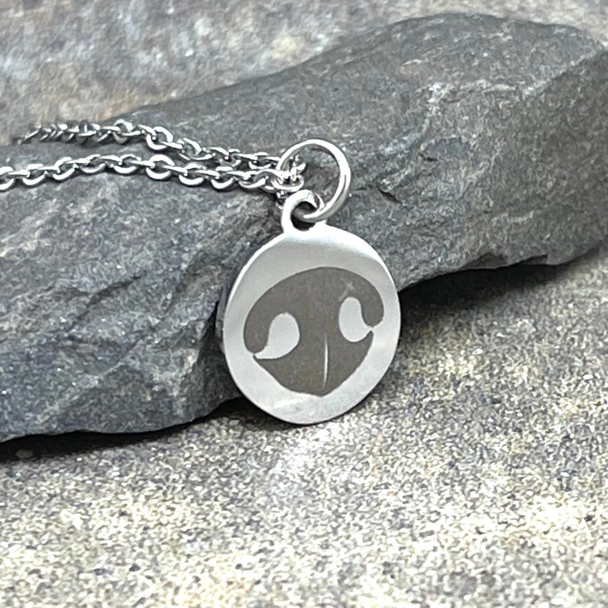 Pet Nose Print Necklace - Your Pet's ACTUAL Print Engraved