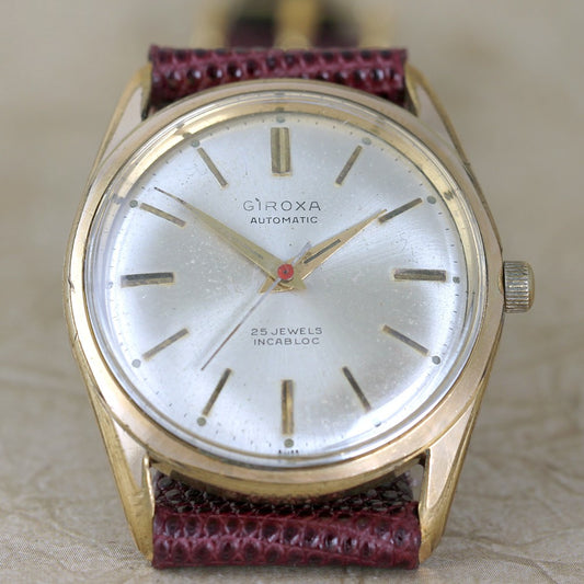 Vintage Giroxa Wrist Watch 25 Jewel Automatic