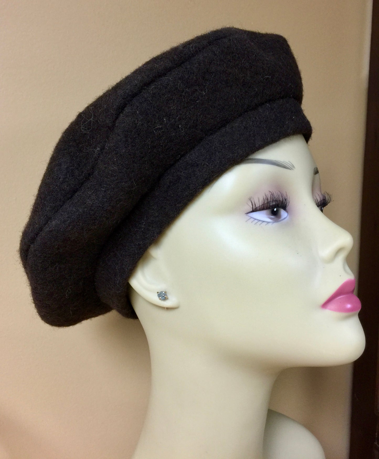 Montana Sapphire Stud Earring - Handmade Sterling Silver 4 Claw Settings