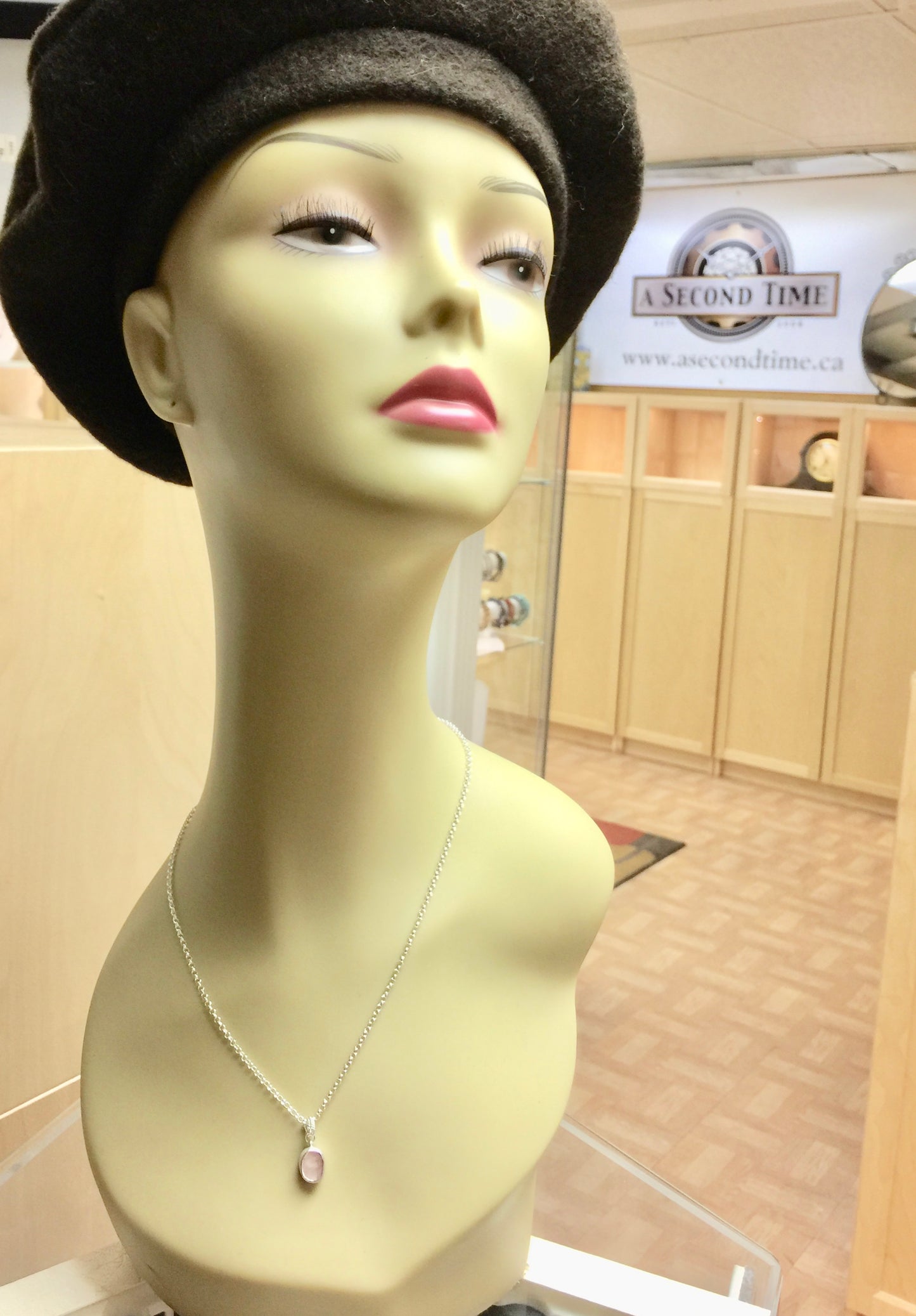 Rainbow Moonstone Pendant - Sterling Silver