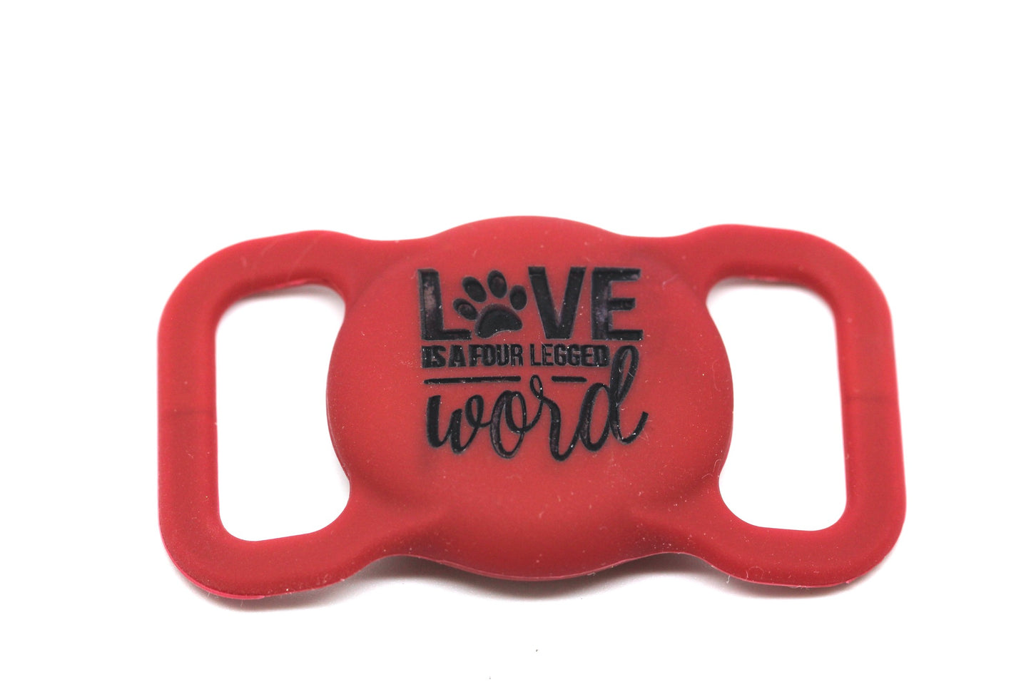 Funny Sayings Silicone AirTag Holder - for Pet Collars and more!