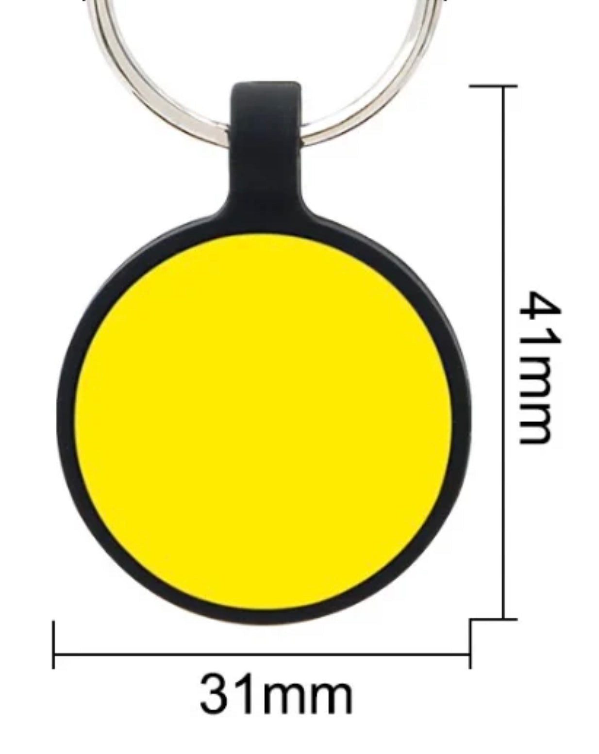 Mountain Life Collection - Silicone Pet ID Tags - Round Shape Silent Pet Tags
