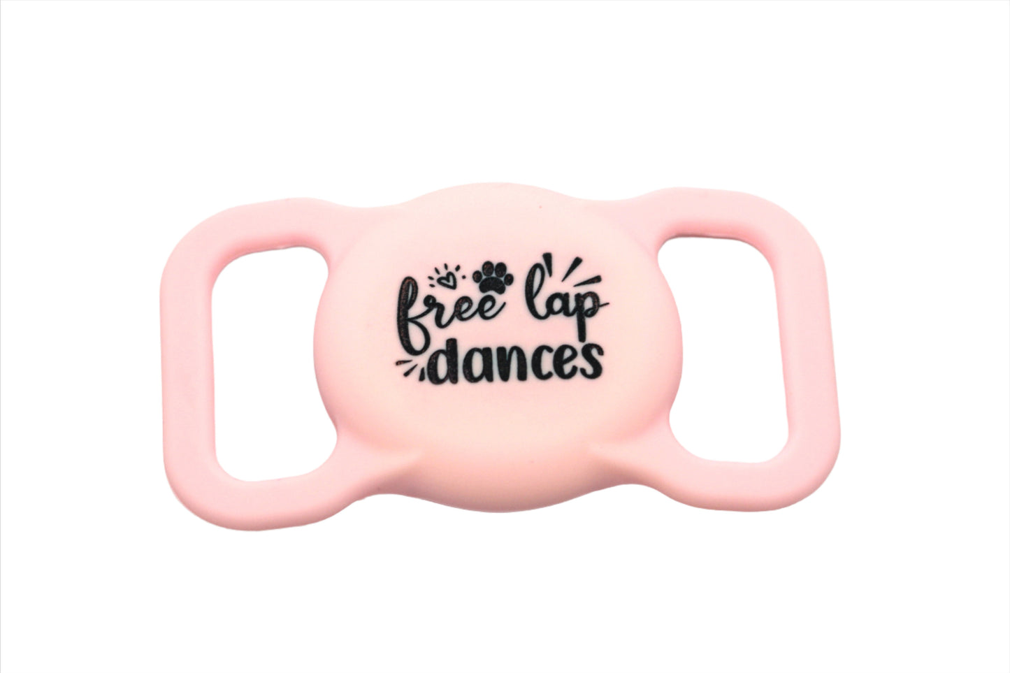 Funny Sayings Silicone AirTag Holder - for Pet Collars and more!