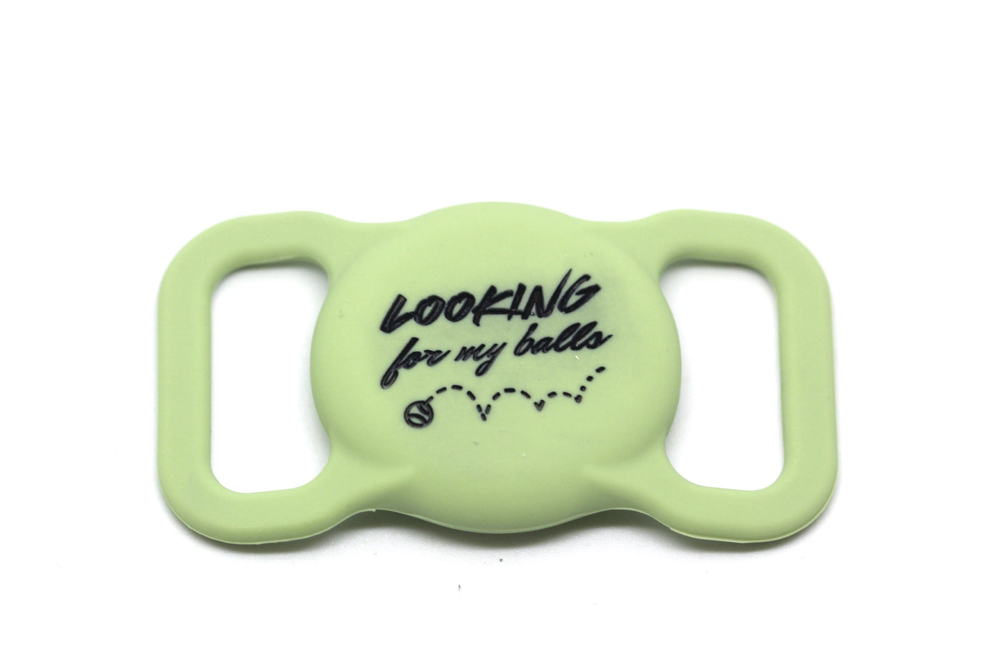 Funny Sayings Silicone AirTag Holder - for Pet Collars and more!