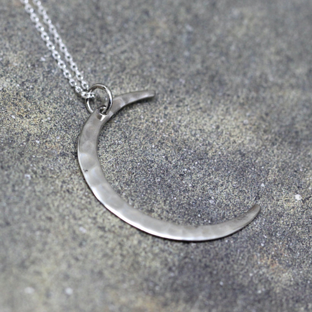 Crescent Moon Pendant and Chain