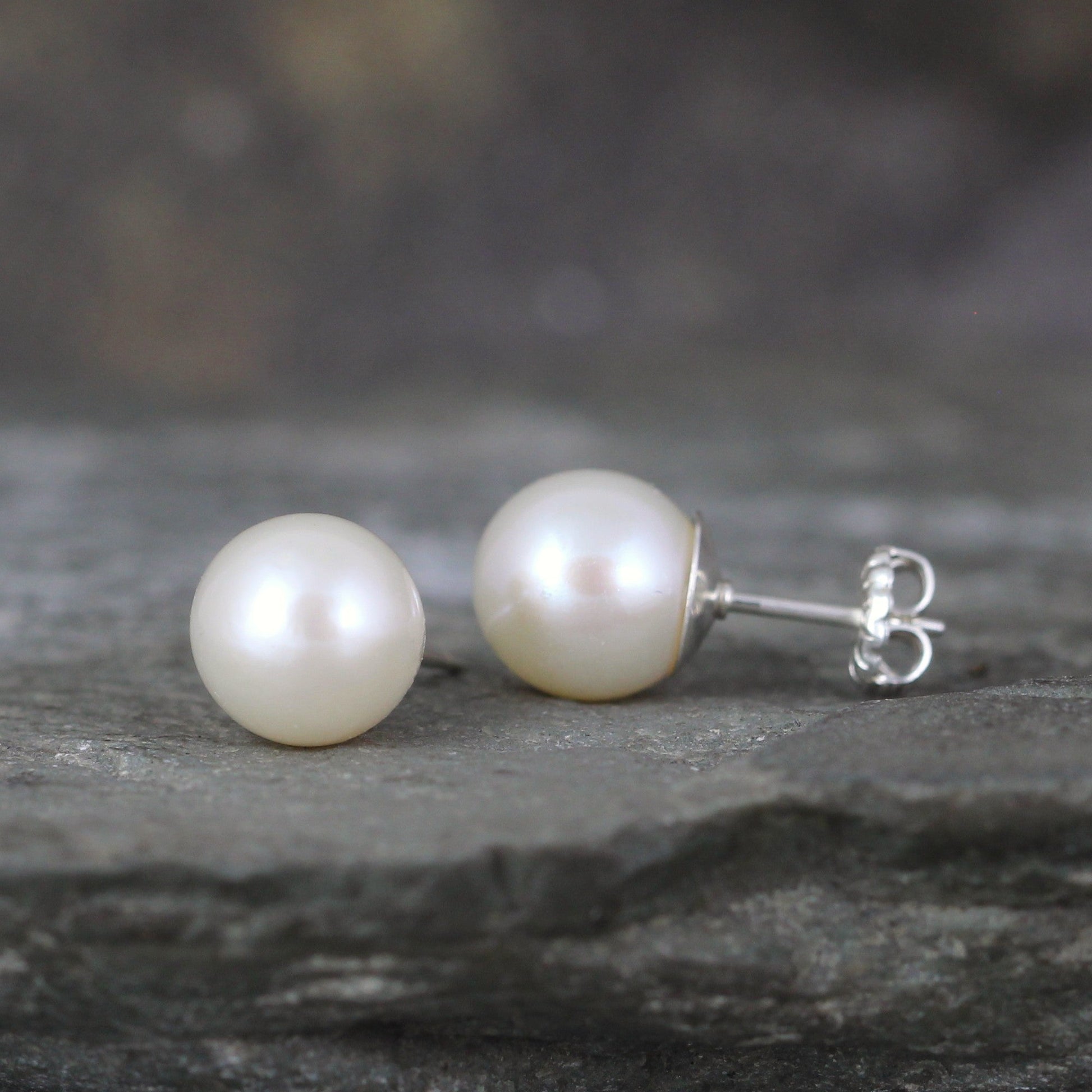 Classic 8mm Pearl Earrings – A Second Time