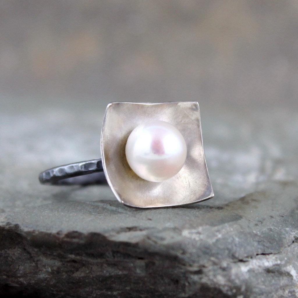 Pearl on sale statement ring