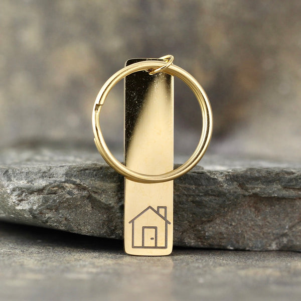 NEW!  House Keychain - GOCLEANCO LOGO - a Go Clean Co and A Second Time collaboration - #yyc small business