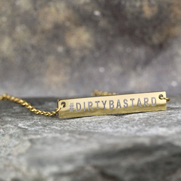 #DIRTYBASTARD necklace - a Go Clean Co collaboration - #yyc small business