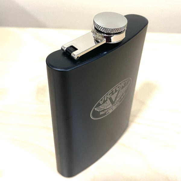 Victory Motorcycles Stainless Steel Flask - Black Finish