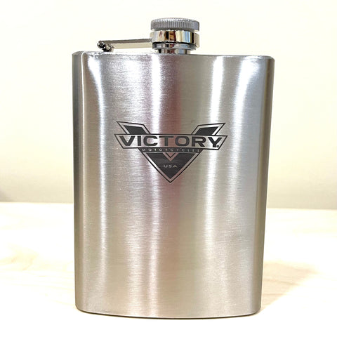 Victory Motorcycles Stainless Steel Flask - "V" style