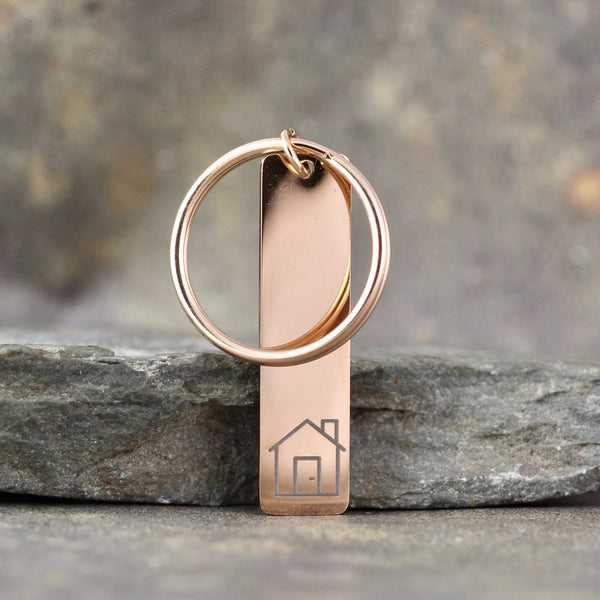 GOCLEANCO House Keychain - a Go Clean Co and A Second Time collaboration - #yyc small business