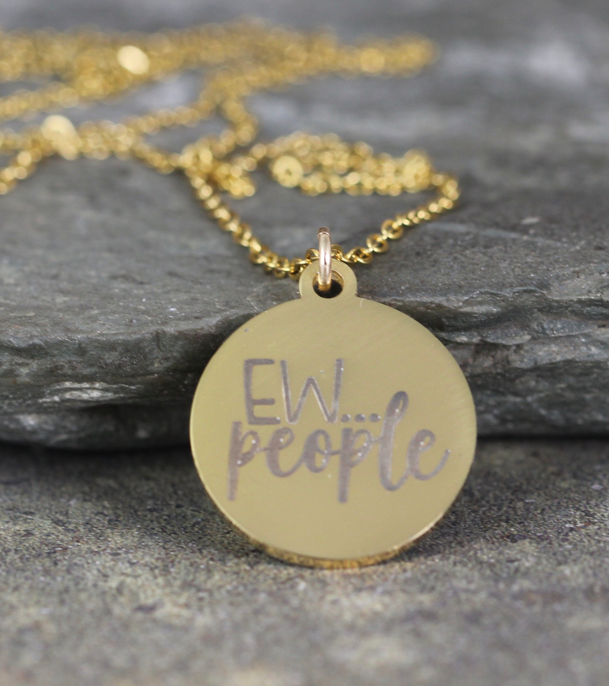 Necklace Funny Sayings Stainless Steel You - Main Image