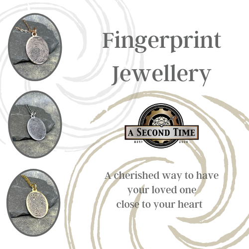 Oval Fingerprint Necklace