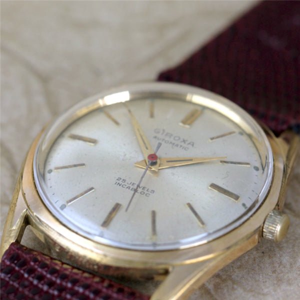 Vintage Giroxa Wrist Watch 25 Jewel Automatic