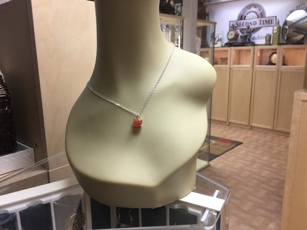 Fire Opal Gemstone Pendant