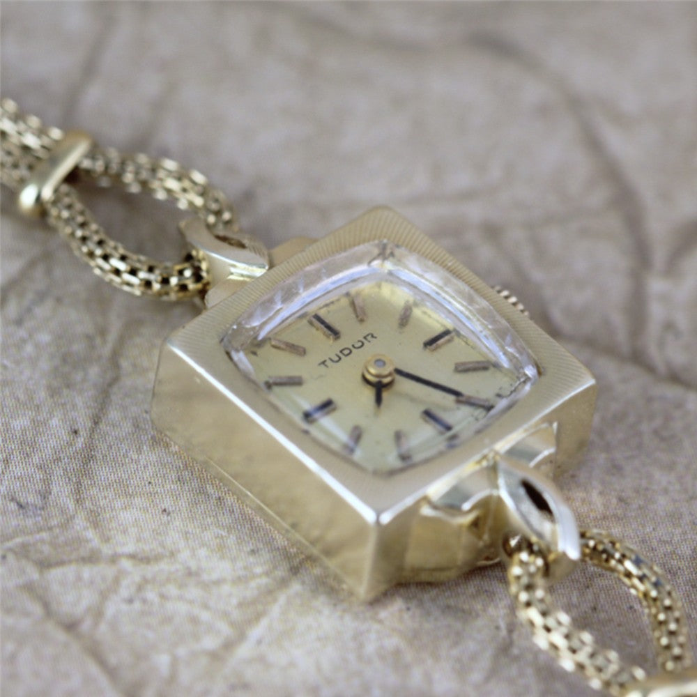 Tudor 14K Ladies Vintage Cocktail Wrist Watch