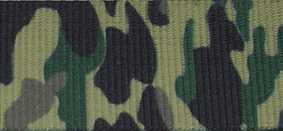 Dark Green Camouflage Pattern NATO style watch band