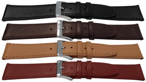 Classic Calf Leather Watch Strap - 17mm - Choose your color